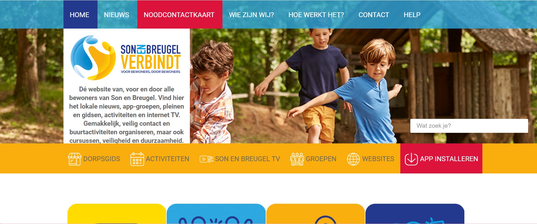 Screenshot wijkplatform