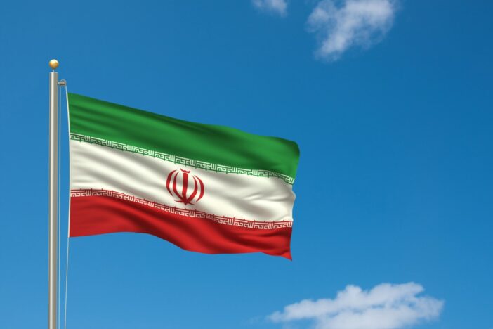 Vlag van Iran.