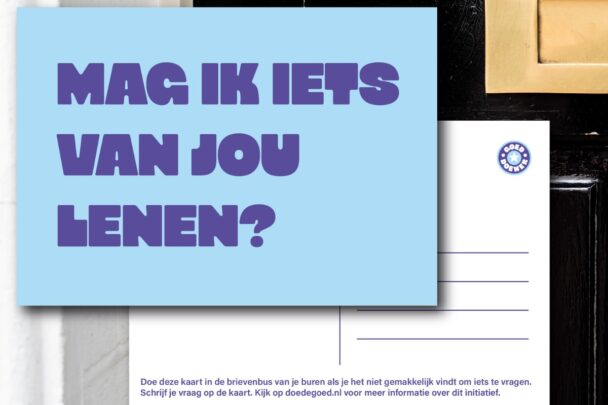 Illustratie van ansichtkaartje